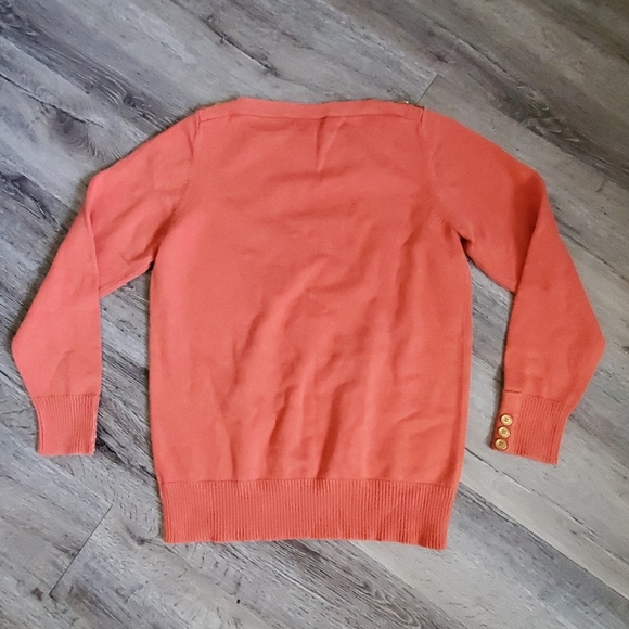 Susan Graver Sweater with Button Accent - Picture 4 of 5